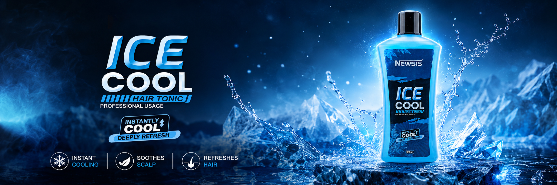 Ice Cool Hair Tonic Campaign Banner